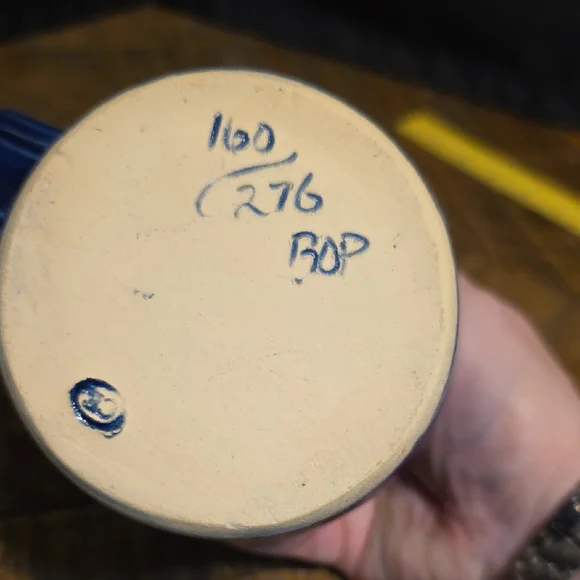 Renaissance Festival Blue Ceramic Mug - Picture 3 of 10